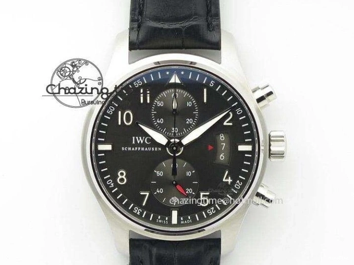 MIROTIME 0125 Popular Big Pilot Real PR IW502706 RG YLF 1:1 Best Edition Brown Dial On Calfskin Strap A 7223